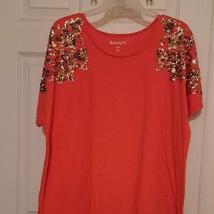 Festive red Roaman's top!